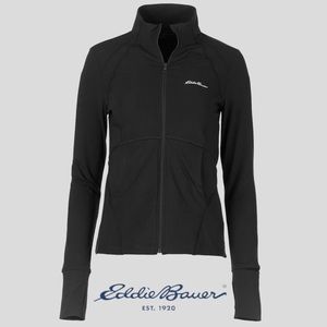 $90 NWT Eddie Bauer Women's Full Zip Jacket Black
